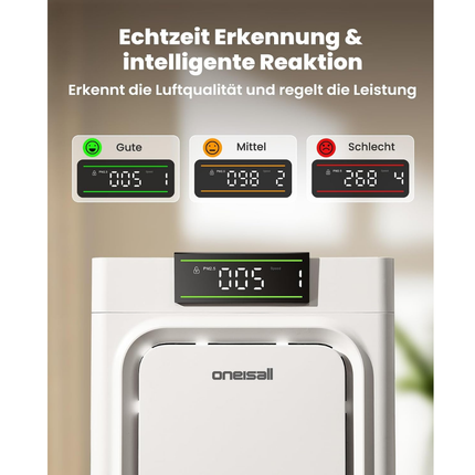 Luftreiniger mit Waschbare HEPA-Filter