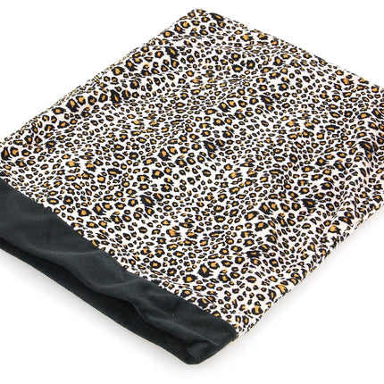 Peluche sac bruissant léopard