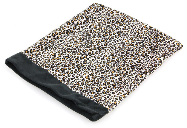 Peluche sac bruissant léopard