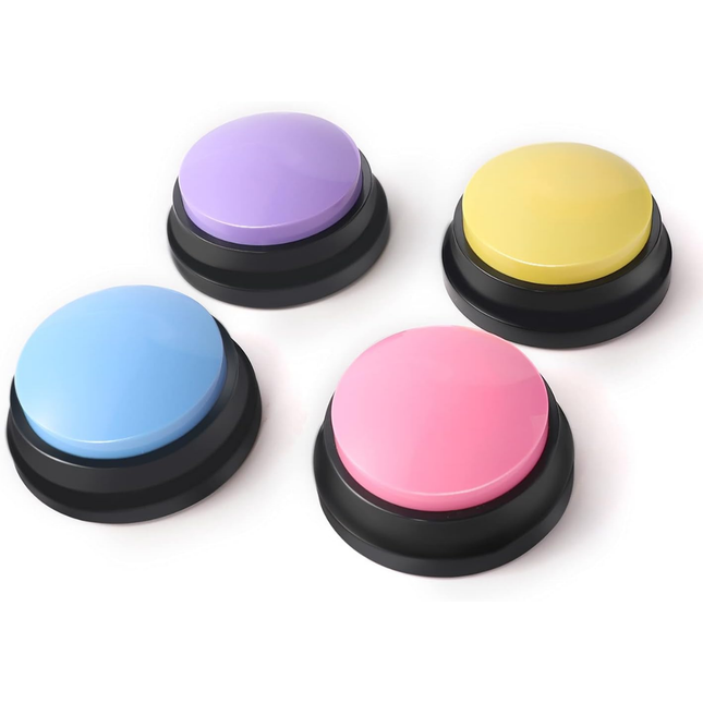 Buzzer mit Aufnahmefunktion, 4 Stück