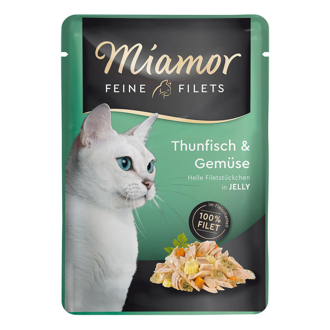 Fins filets de thon &amp; légumes 100g