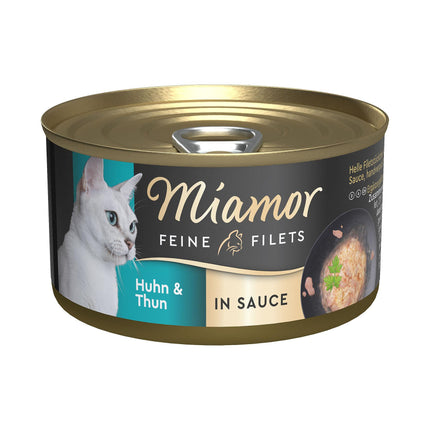 Fins filets de poulet &amp; thon, 85g