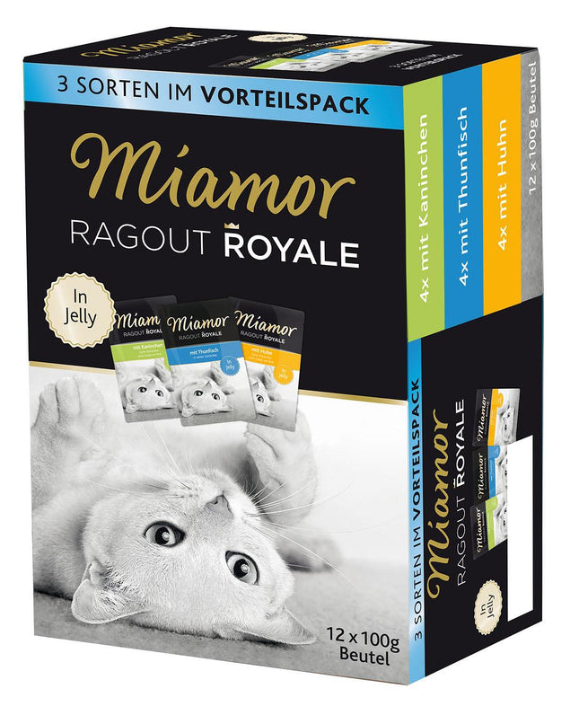 Ragout Royale Multibox 1, 12 pièces, lapin, poulet, thon, 12 pièces