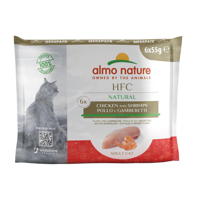HFC Naturel Poulet &amp; Crevettes 6x55g