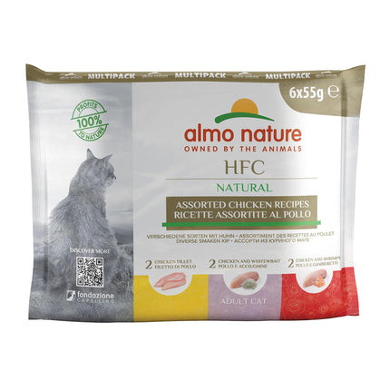 HFC Natural Ad Poulet (3 variétés) 6x55g
