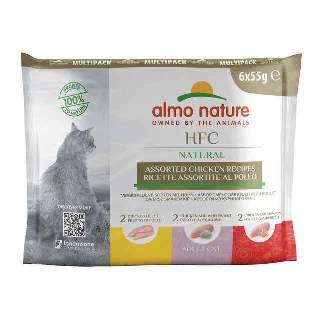 HFC Natural Ad Poulet (3 variétés) 6x55g