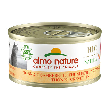 Thon et crevettes naturels HFC, 70g