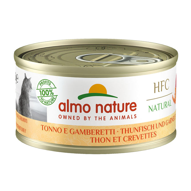 Thon et crevettes naturels HFC, 70g