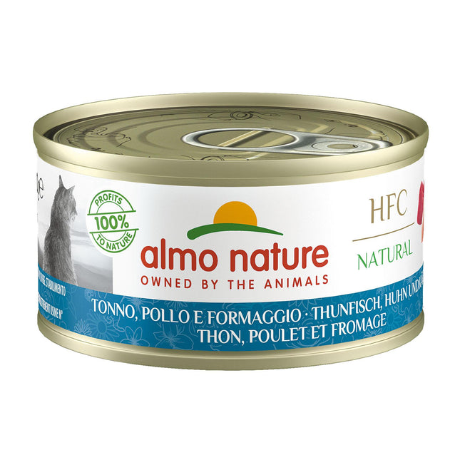 HFC Cuisine Thon &amp; Poulet &amp; Fromage, 70g