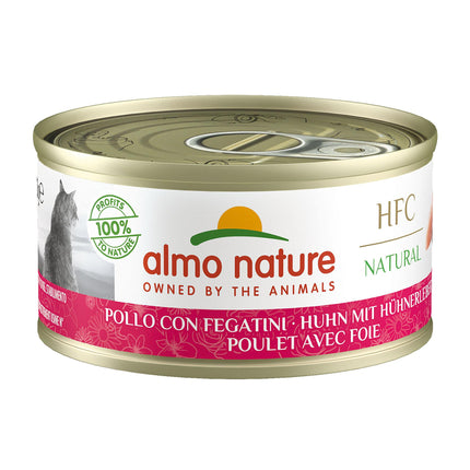 Poulet et foie naturels HFC, 70 g