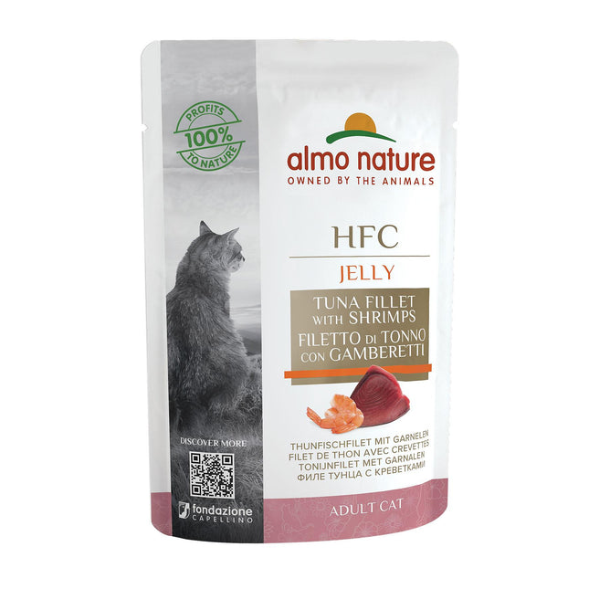 HFC Jelly Adulte Thon &amp; Crevettes 55g