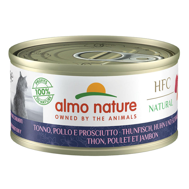 HFC Thon Naturel &amp; Poulet &amp; Jambon, 70g