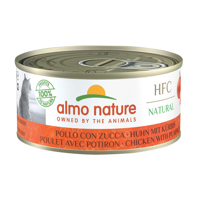 Annonce naturelle HFC. Poulet &amp; Citrouille 150g