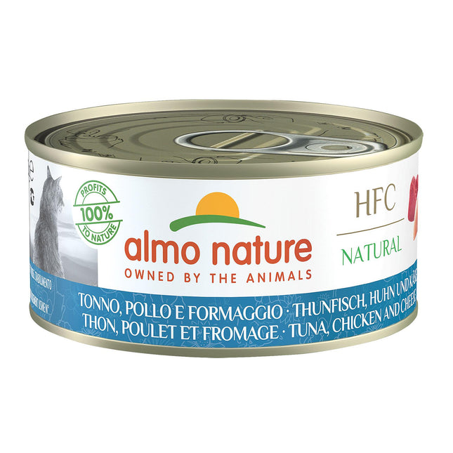 HFC Natural Ad Thon+Poulet+Fromage 150g