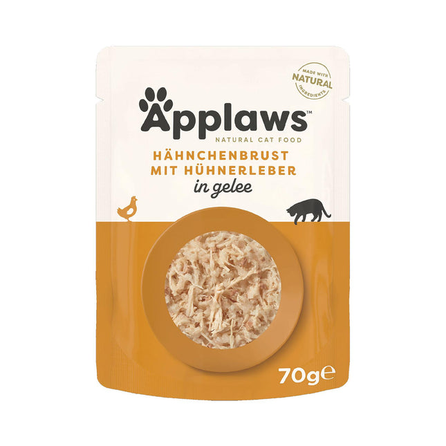 Poitrine de poulet et foie en gelée