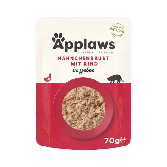 Poitrine de poulet et bœuf en gelée