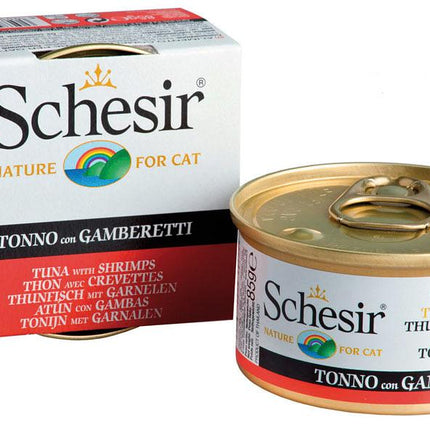 Gelée de thon aux crevettes boîte 85g