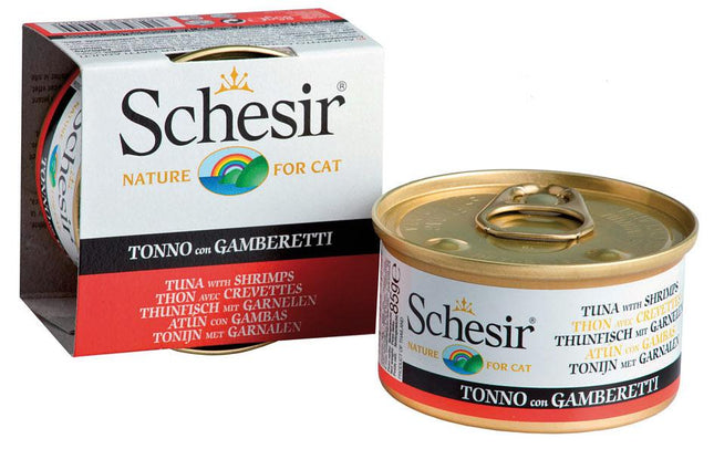Gelée de thon aux crevettes boîte 85g