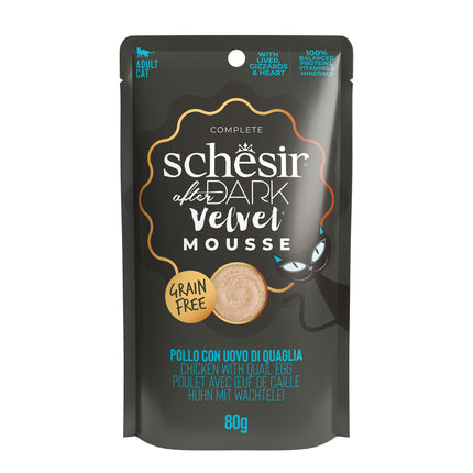 After Dark Velvet Mousse Poulet avec Oeuf de Caille, 80g