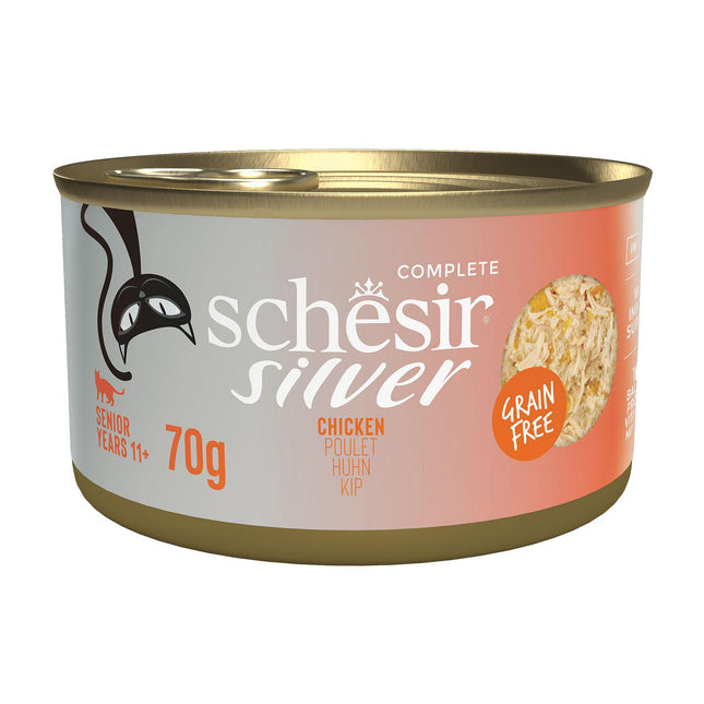 Poulet complet argenté senior 11+, 70 g