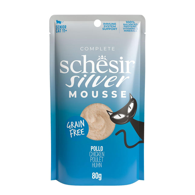 Poulet mousse argenté senior 11+, 80 g