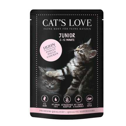 Cat‘s Love Junior Huhn, 85g