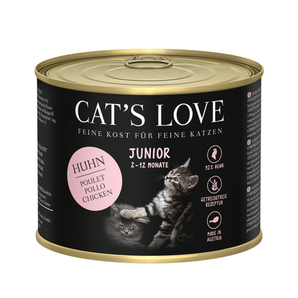 Cat's Love Junior Poulet, 200 g