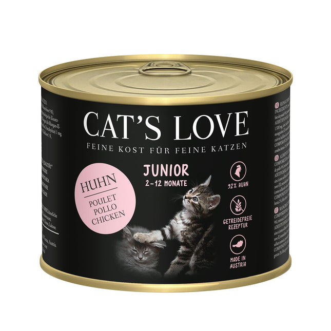Cat's Love Junior Poulet, 200 g