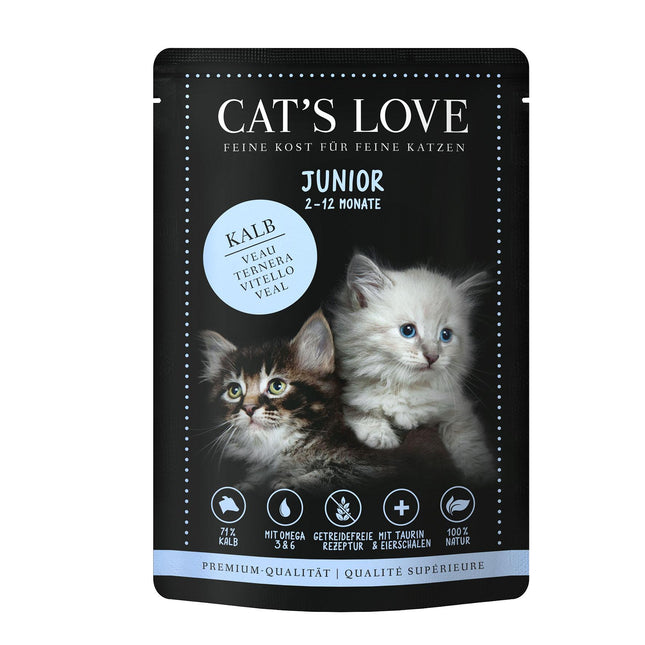 Cat's Love Junior Veau, 85g