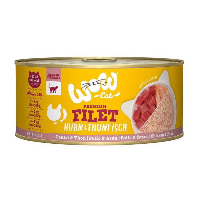 Filet de poulet et thon, 70g