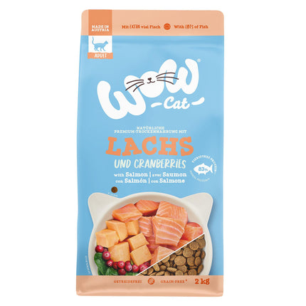 Chat adulte au saumon, 2kg