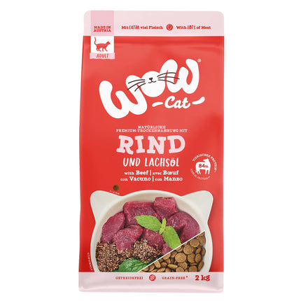 Chat adulte au bœuf, 2kg