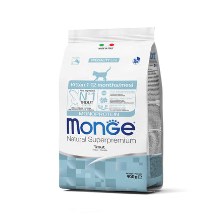 Chat Monoprotéine Chaton Truite, 400g