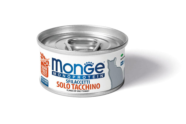 Dinde monoprotéinée pour chat 80g