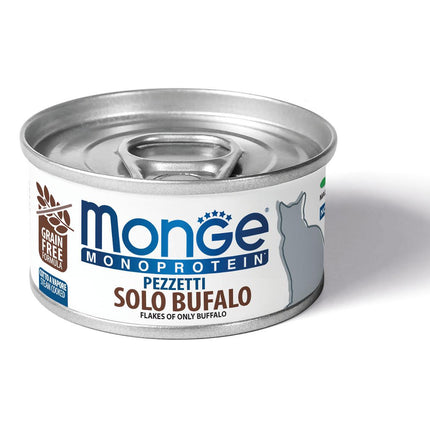 Buffle monoprotéiné chat 85g