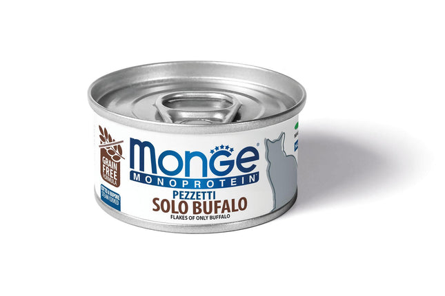 Buffle monoprotéiné chat 85g