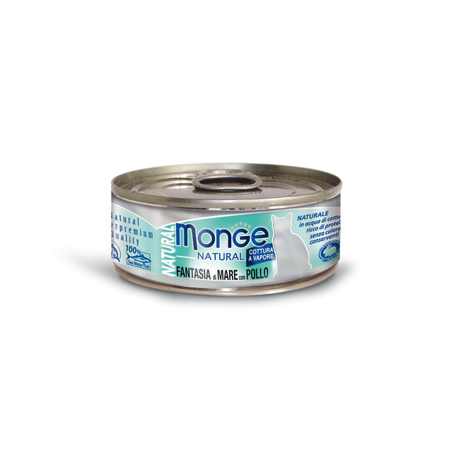 Natural Cat Ad. Seafood M&Chic 80g
