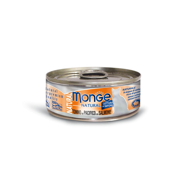 Nat. Cat Ad. Pac. Tuna&Salmon 80g