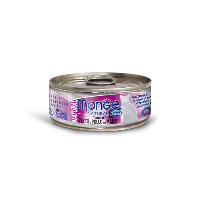 Natural Cat Ad. Tuna&Chic&Beef 80g