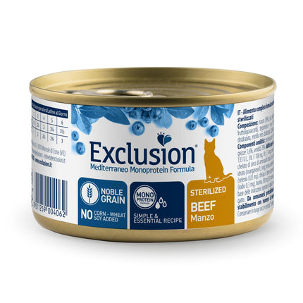 Boeuf Stérilisé pour Chat 85g
