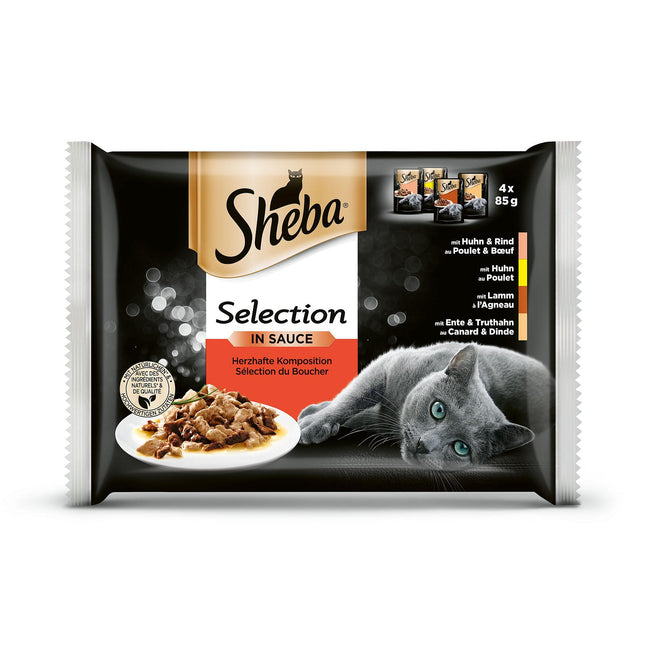Sélection en Sauce Composition Copieuse Sachet 4x85g