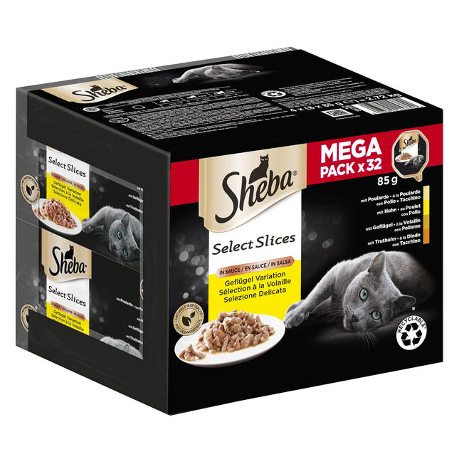 Variantes de volaille Sheba Selection32x85g