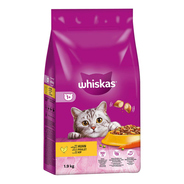 Whiskas Poulet Sec 1+, 1,9 kg