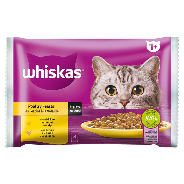 Whiskas Sélection de Volaille Adulte 4x85g