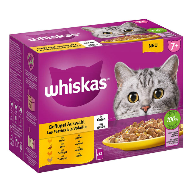 Whiskas Sélection de volaille senior 12x85g