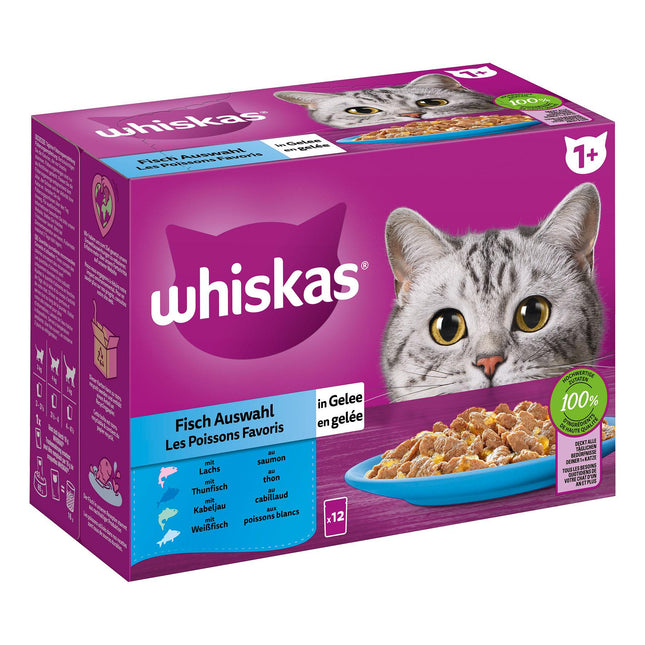 Whiskas 1+ Sélection de Poisson 12x85g