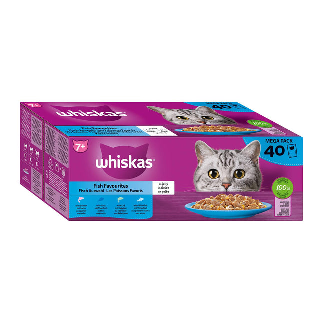 Whiskas Sélection de Poisson Senior 40x85g