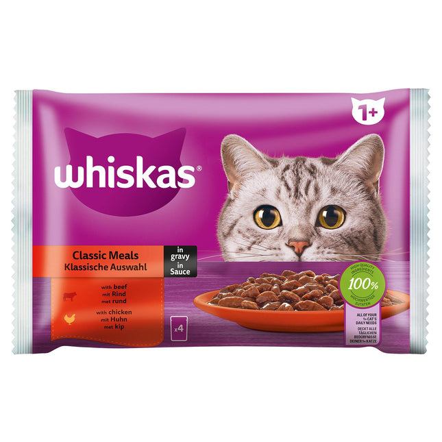 Whiskas 1+ Sélection Classique 4x85g