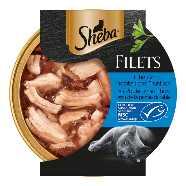 Filets de poulet et thon, 60g