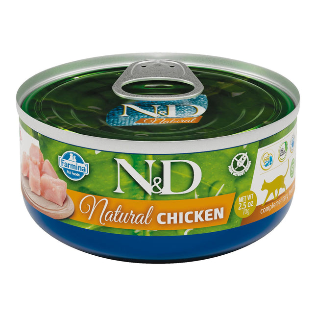 Chat N&amp;D Poulet Adulte nourriture humide, 70g
